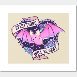 everything will be ok Posters and Art